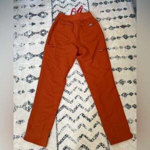 Figs Burnt Orange Technical Pants